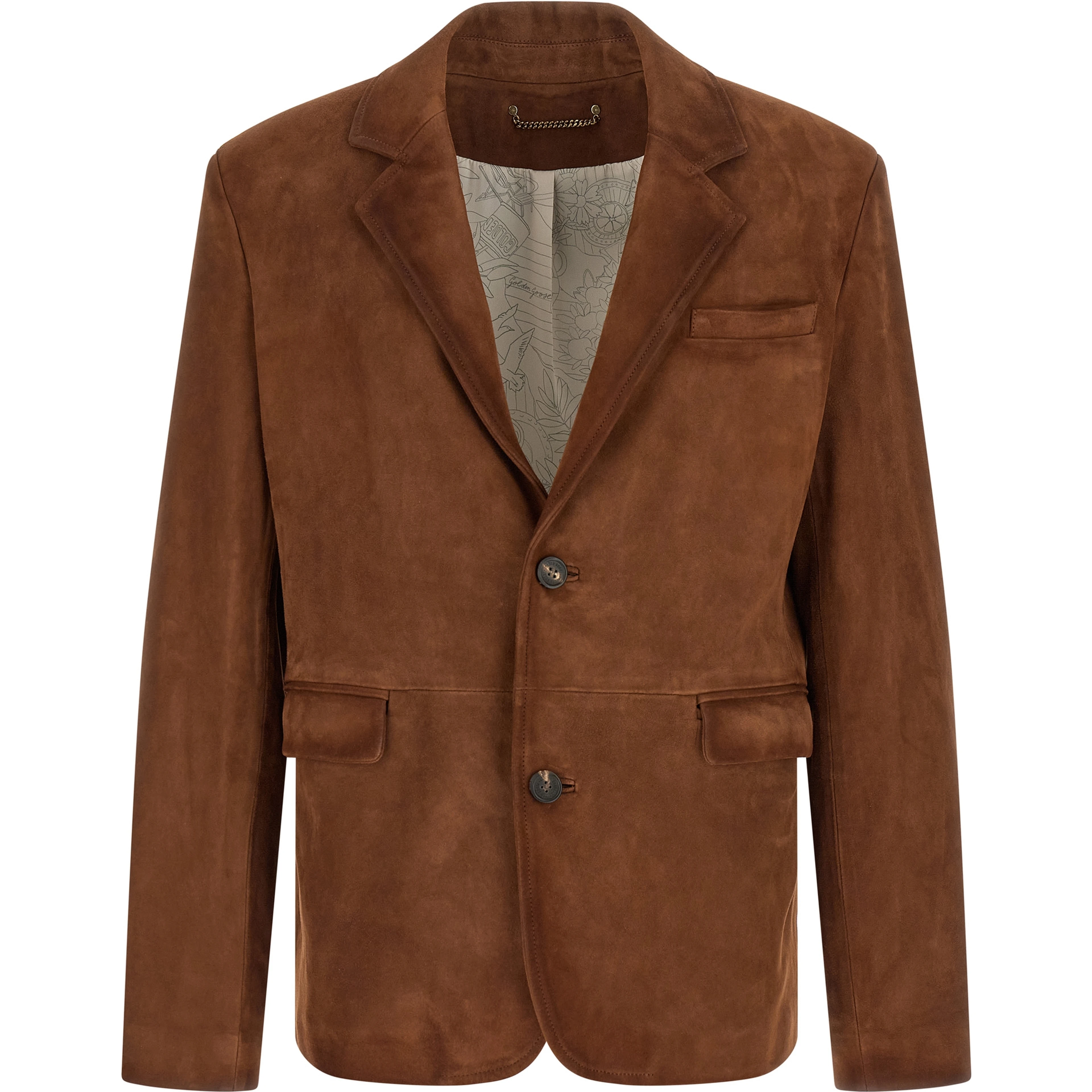 Brown Lamb Leather Leather Jacket