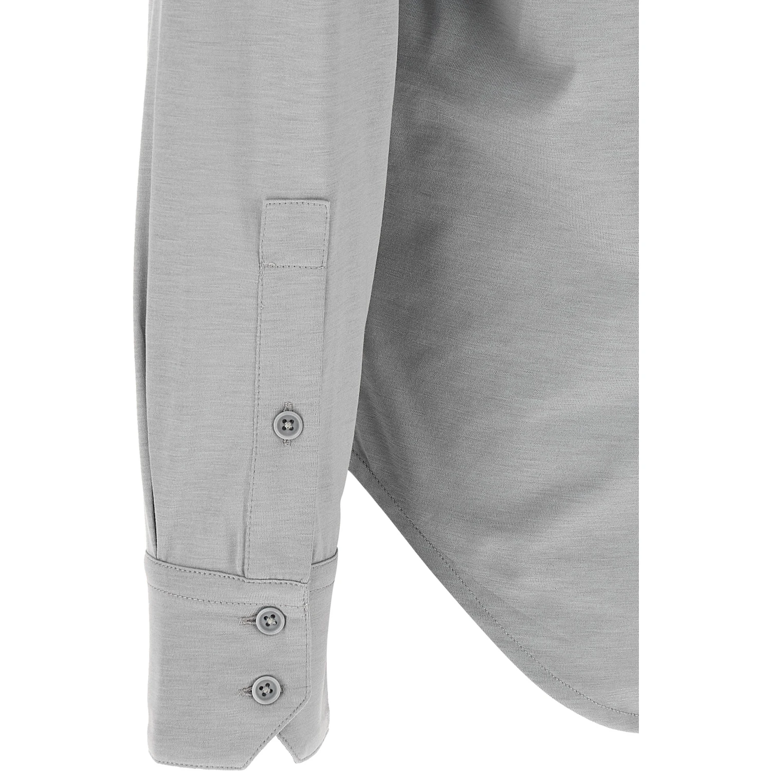 Gray Silk Blouse