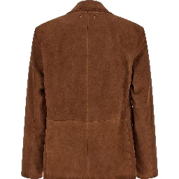 Brown Lamb Leather Leather Jacket