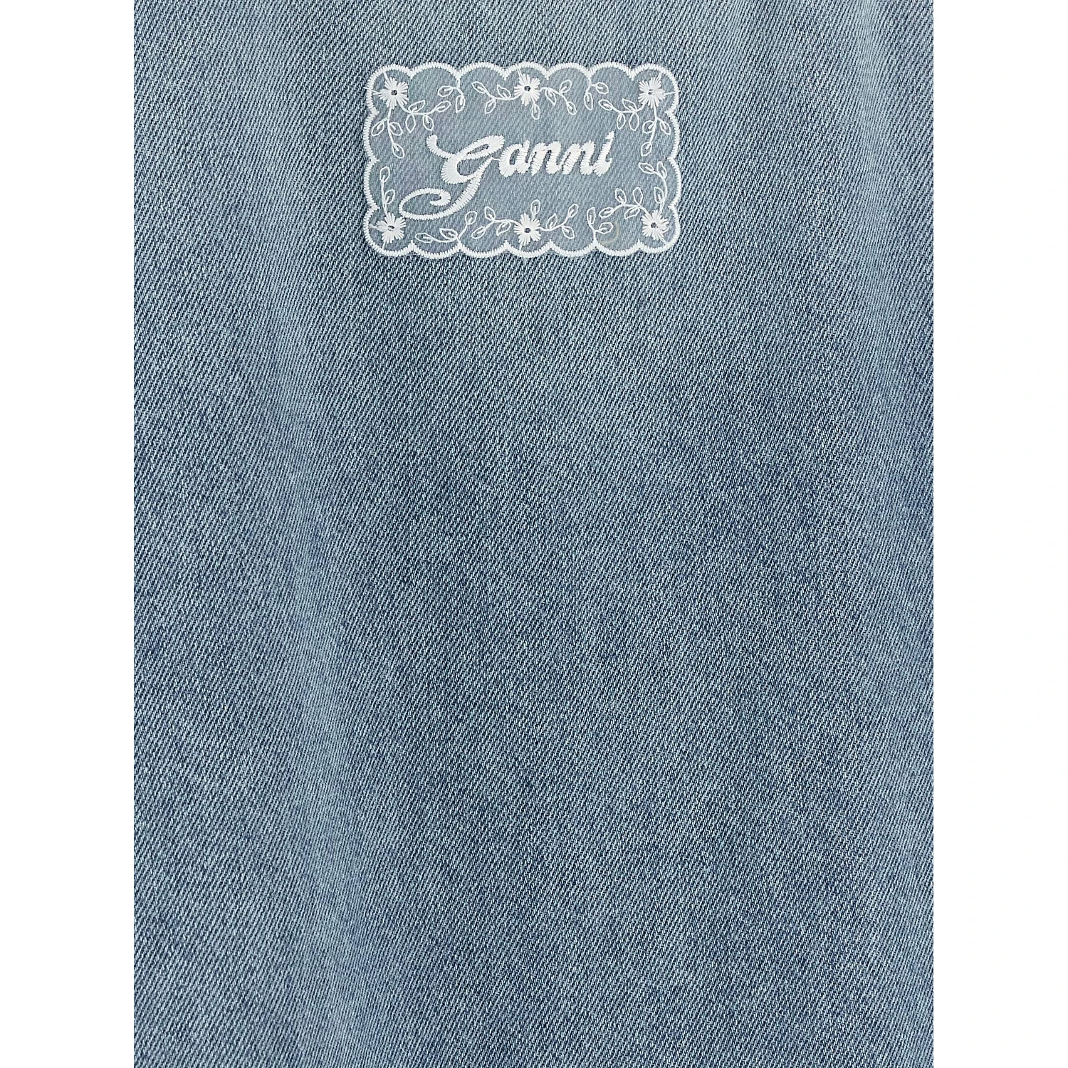 Blue Organic Cotton Short Dress