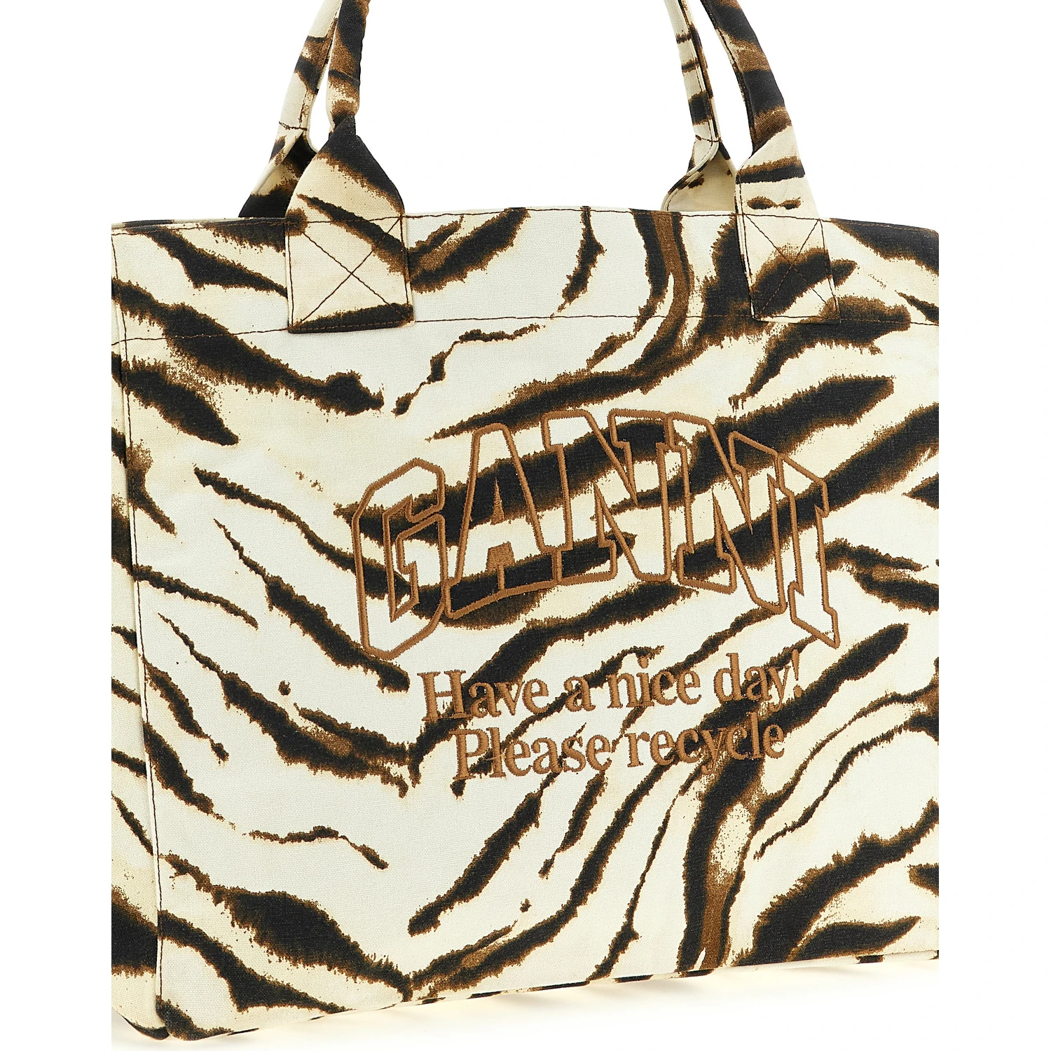 Beige Recycled Cotton Handbag