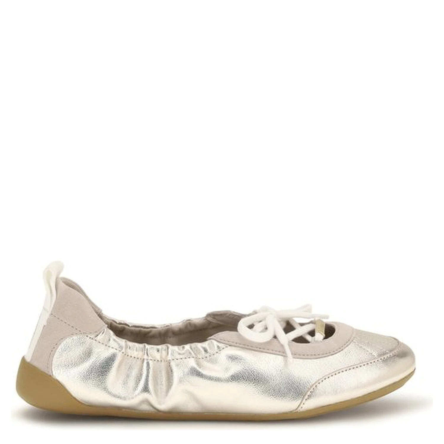 Silver Calf Leather Bos Taurus Sneakers