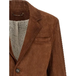 Brown Lamb Leather Leather Jacket