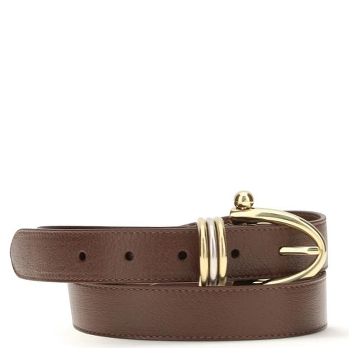سوار بوس توروس من جلد العجل البني