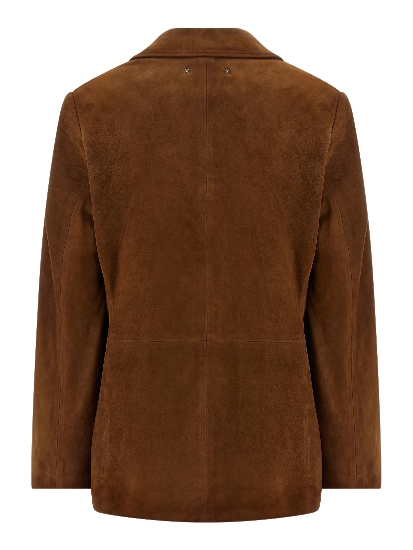 Brown Lamb Leather Leather Jacket