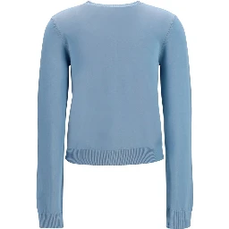 Blue Cotton Cardigan