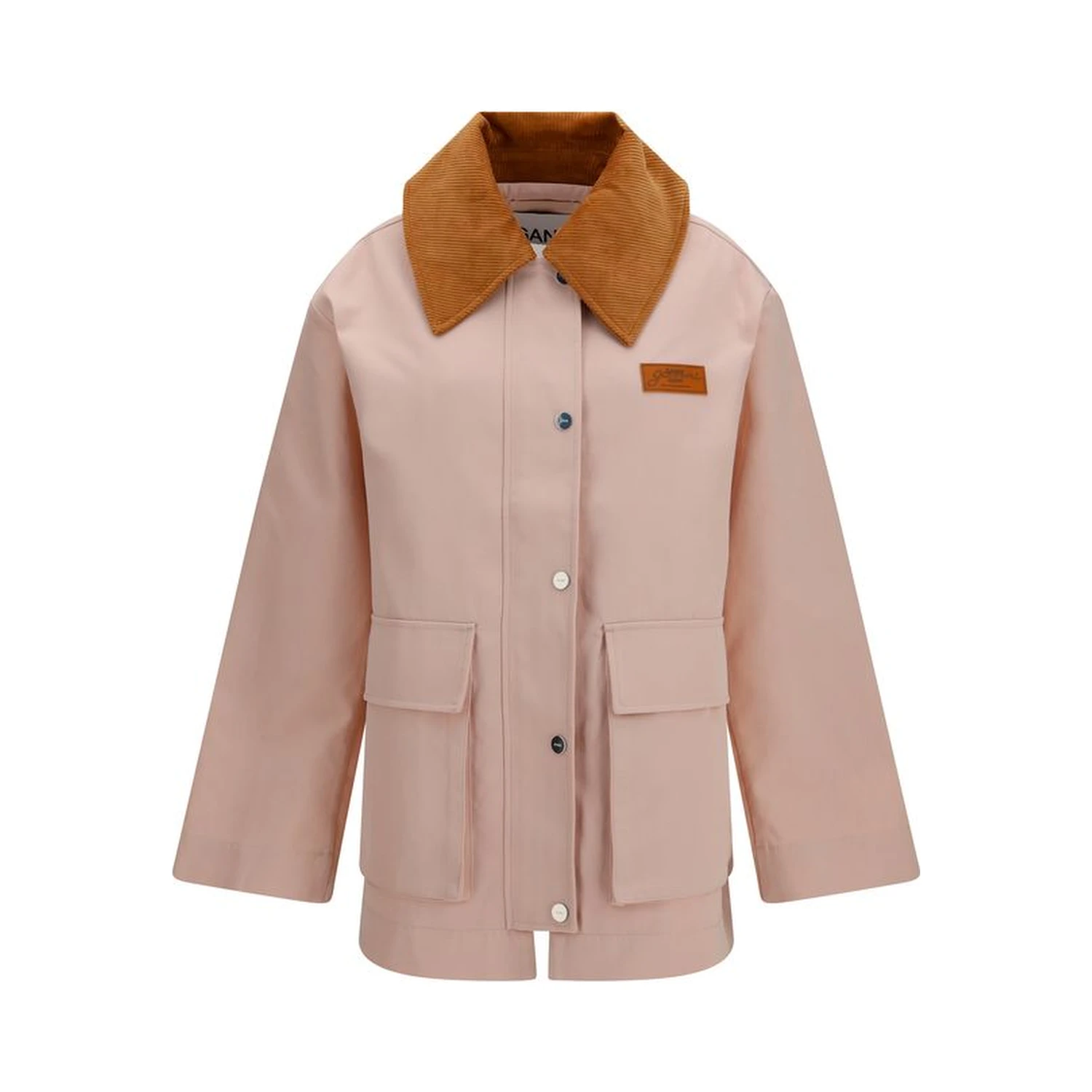 Multicolor Polyester Full-Length Jacket