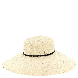 Beige Fabric Sunhat