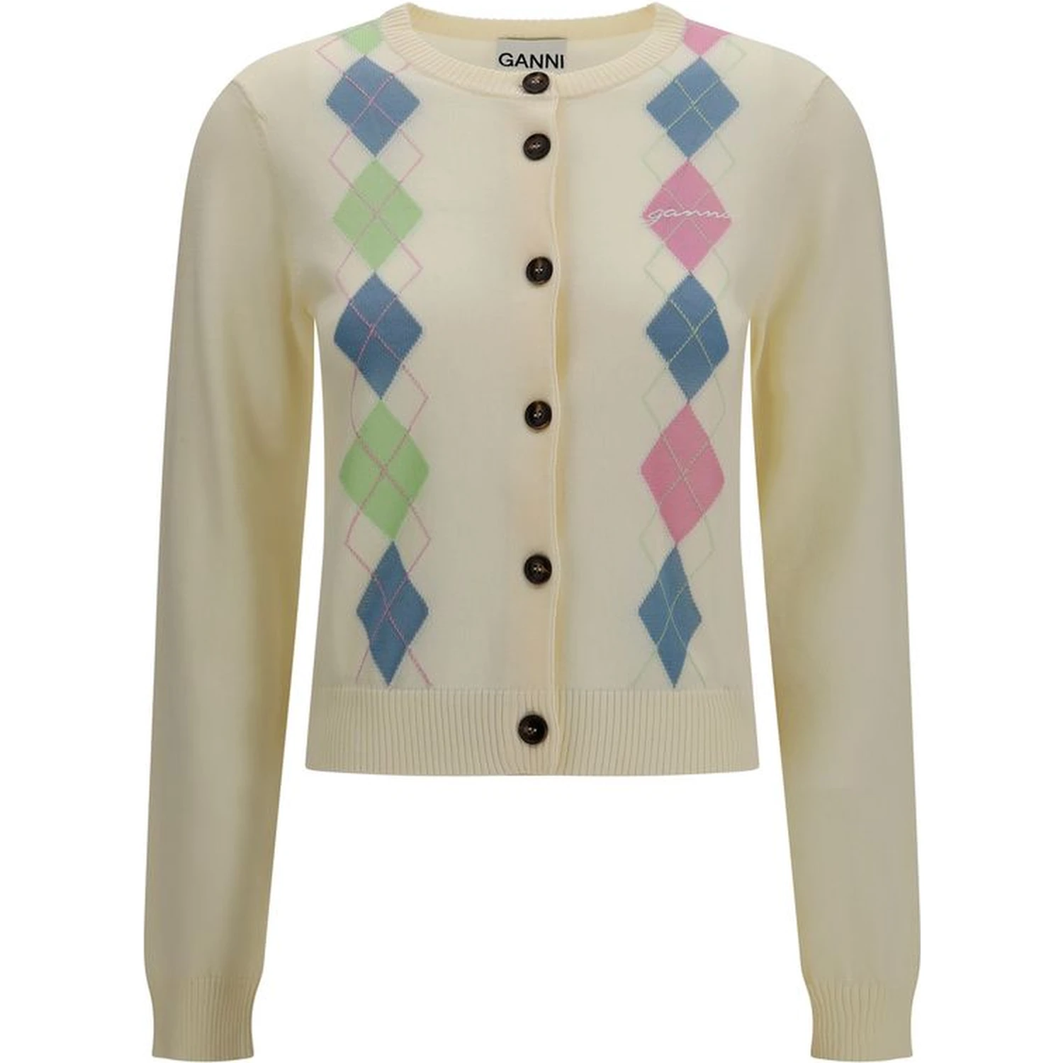 Beige Cotton Cardigan