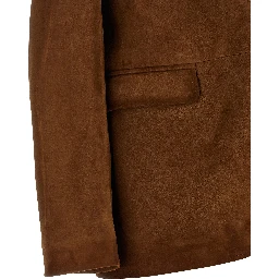 Brown Lamb Leather Leather Jacket