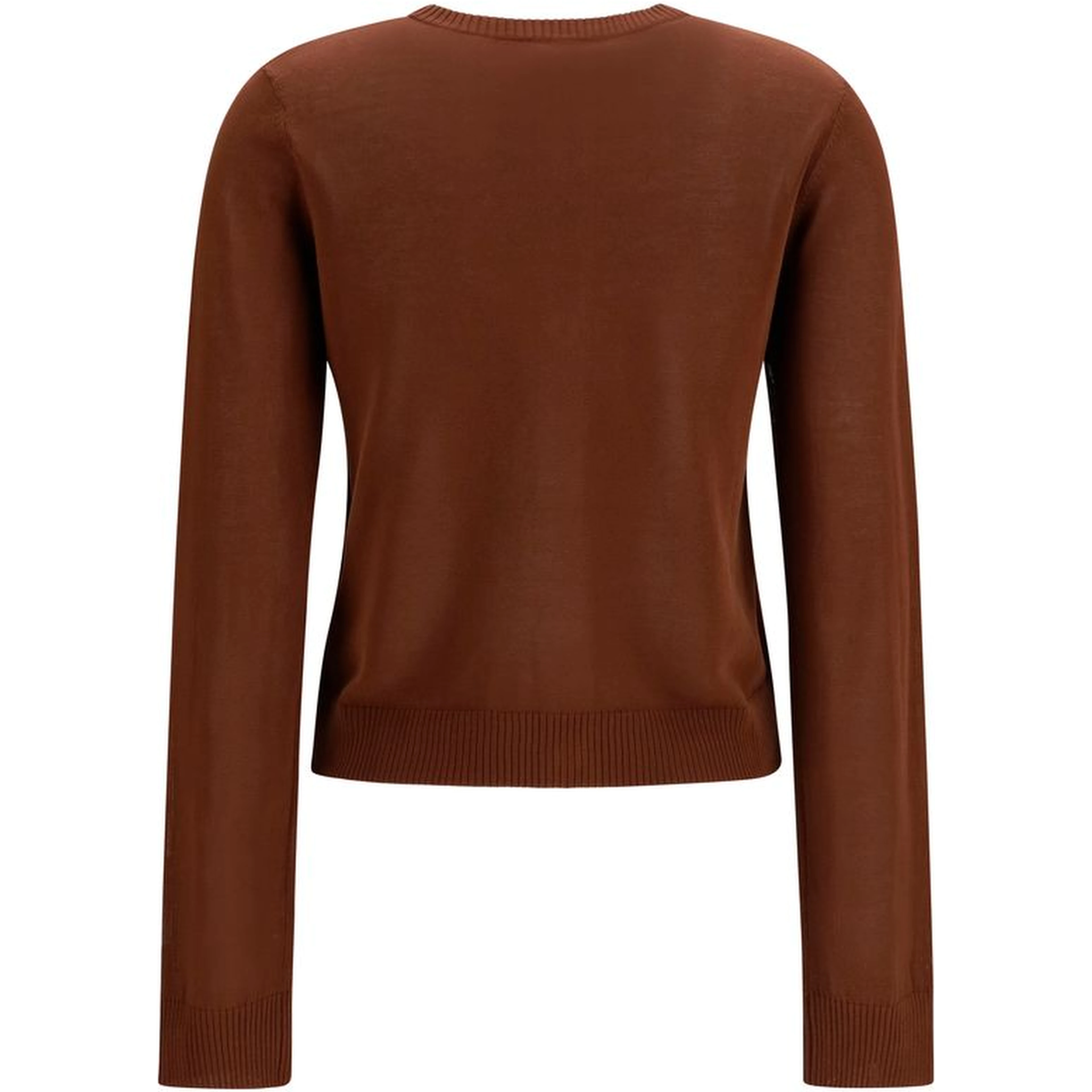 Brown Cotton Cardigan