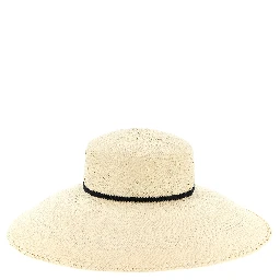 Beige Fabric Sunhat