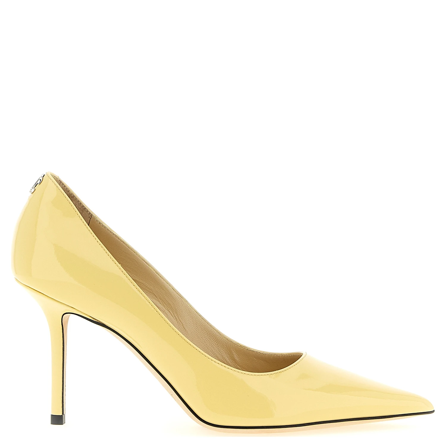 Bicolor Leather High Heel Pumps