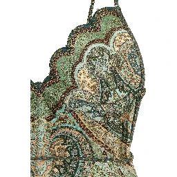 Bicolor Polyamide One-Piece Swimsuit