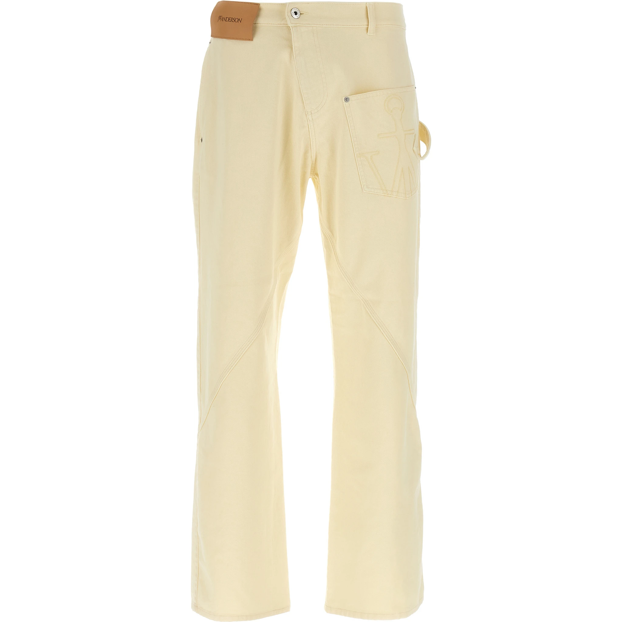 Bicolor Cotton Casual Pants