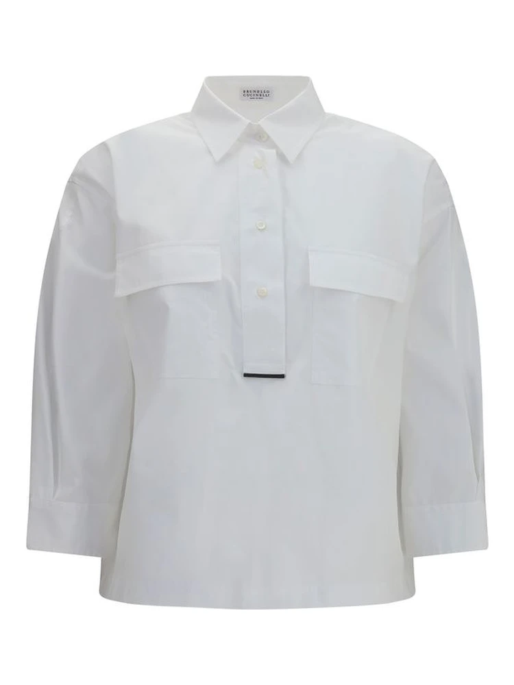 White Cotton Dress Shirt