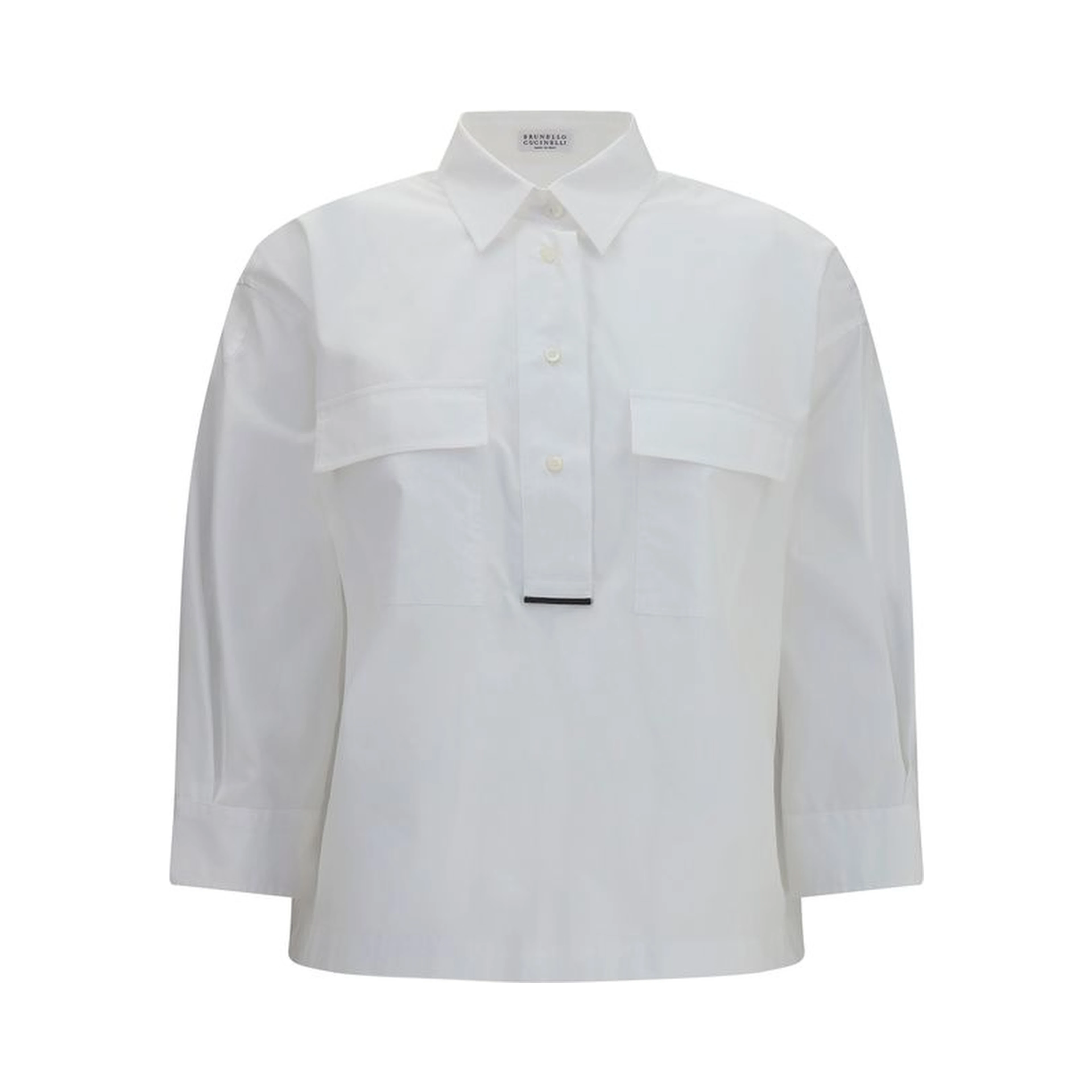 White Cotton Dress Shirt