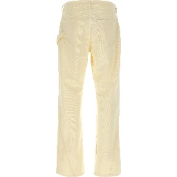 Bicolor Cotton Casual Pants