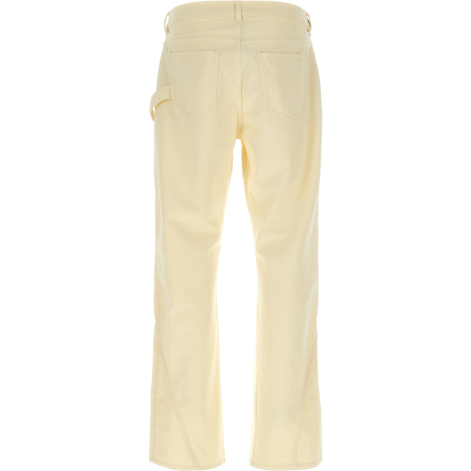 Bicolor Cotton Casual Pants