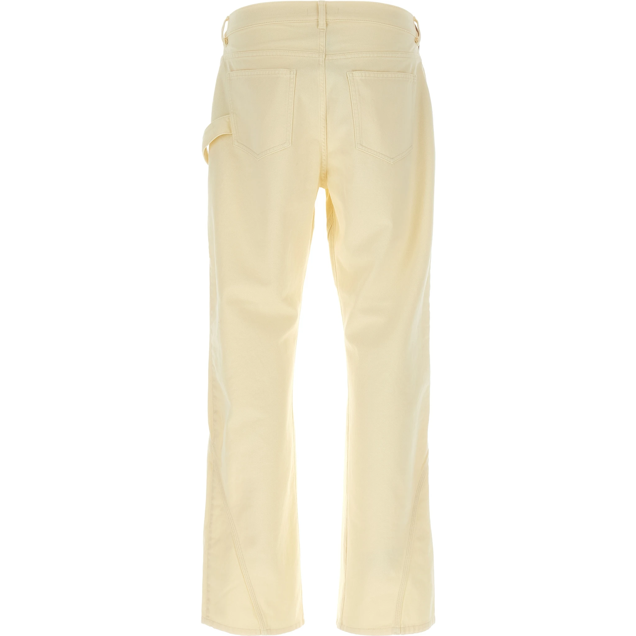 Bicolor Cotton Casual Pants
