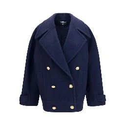 Blue Wool Oves Aries Coat