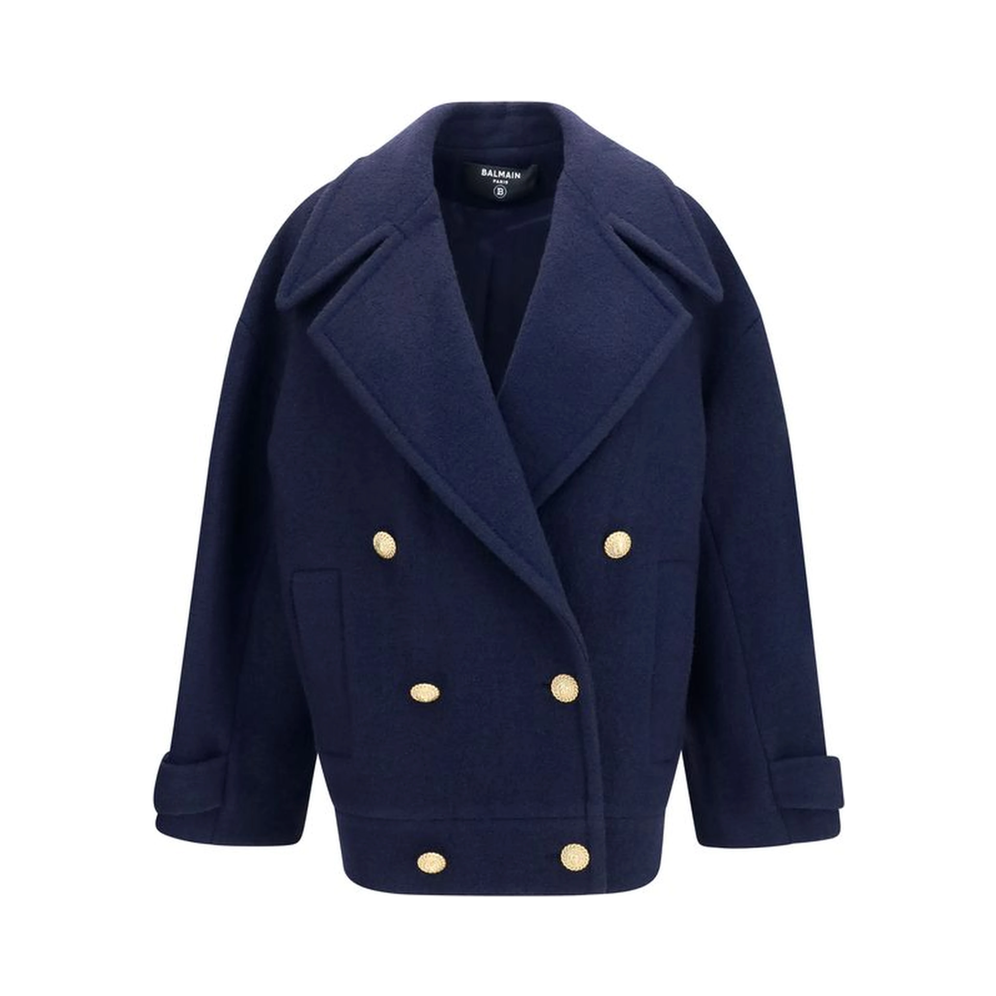 Blue Wool Oves Aries Coat