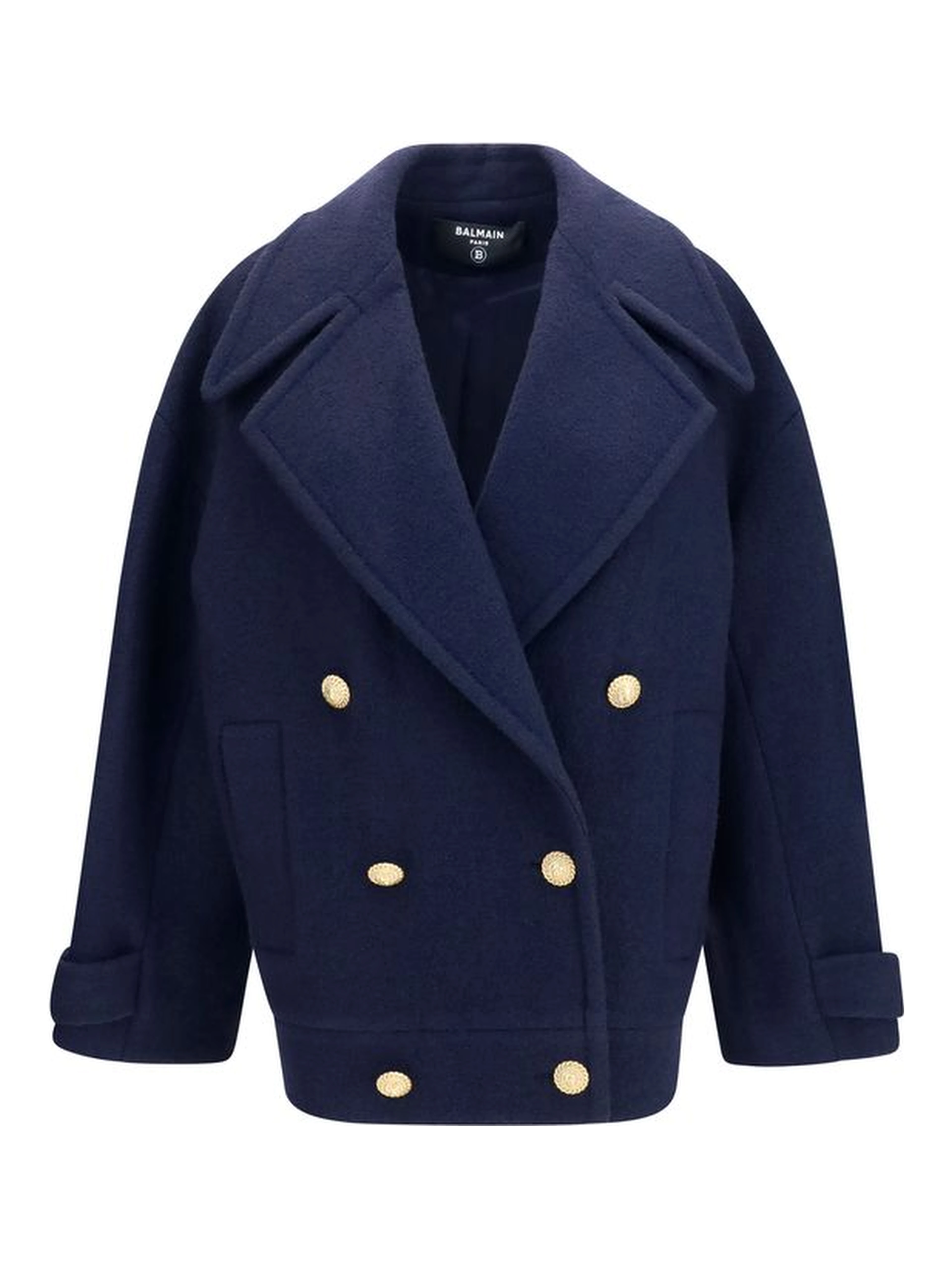 Blue Wool Oves Aries Coat