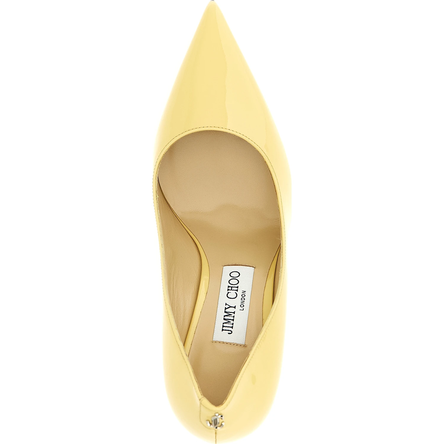 Bicolor Leather High Heel Pumps