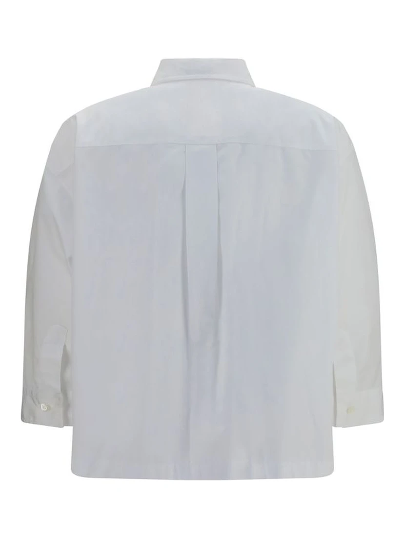White Cotton Dress Shirt