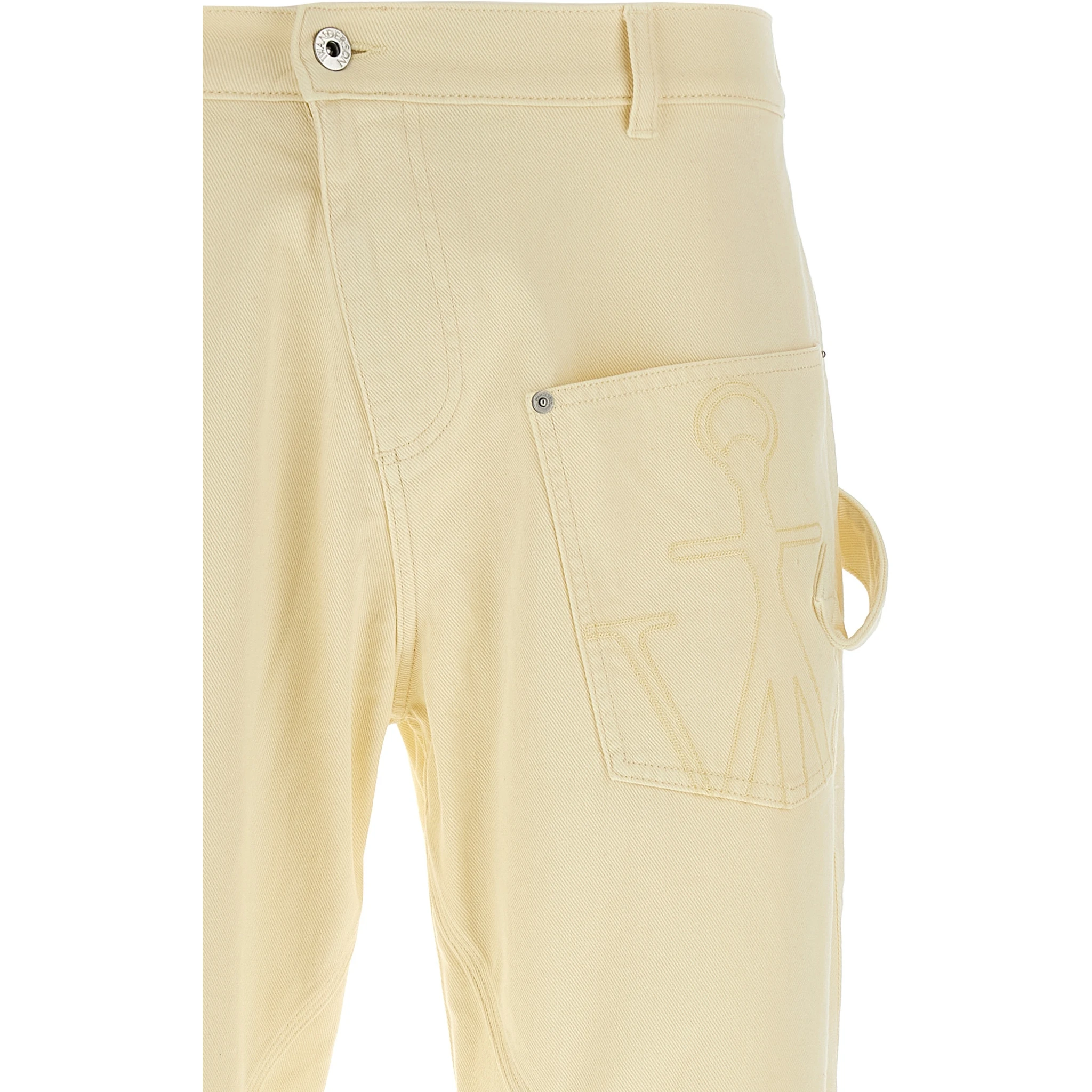 Bicolor Cotton Casual Pants