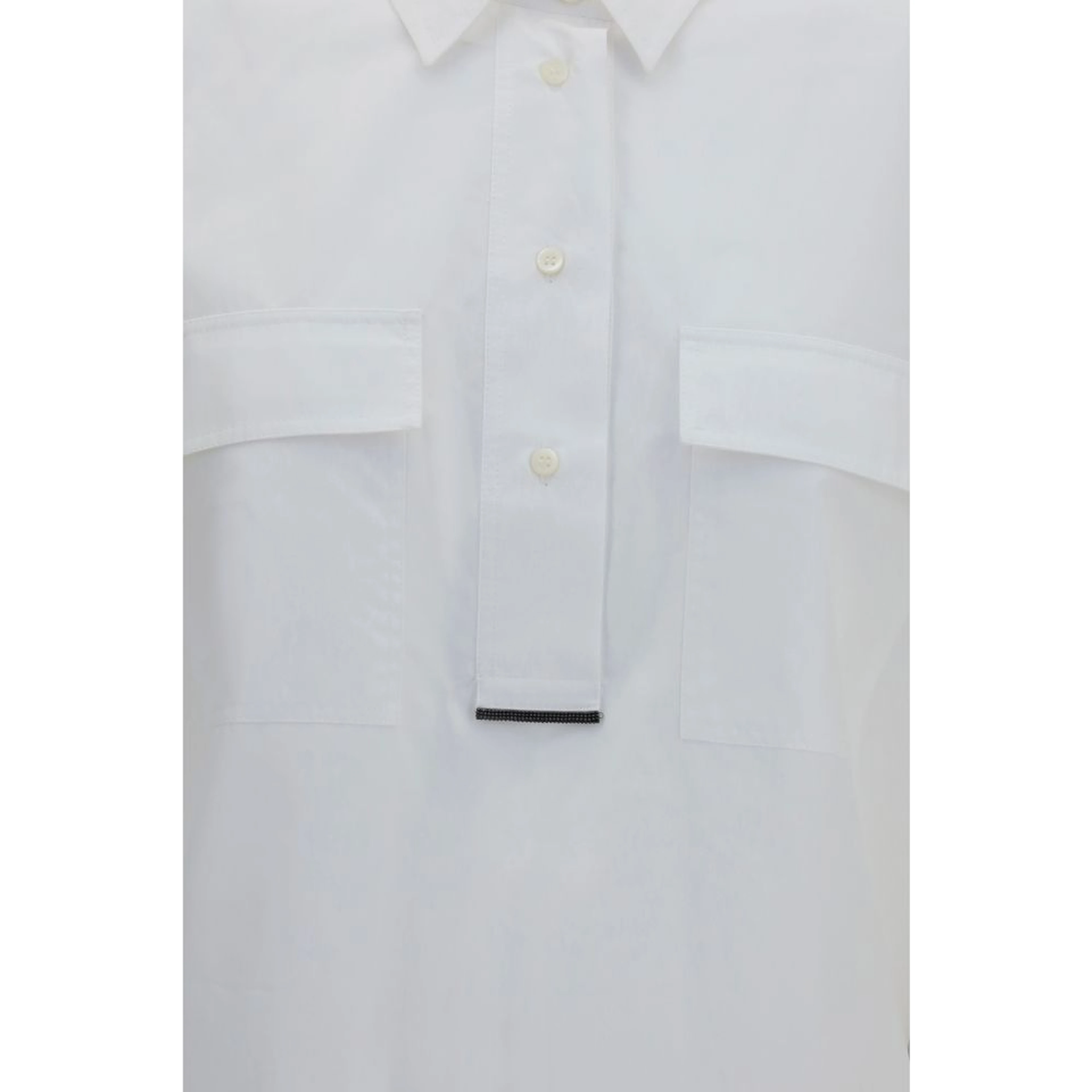 White Cotton Dress Shirt