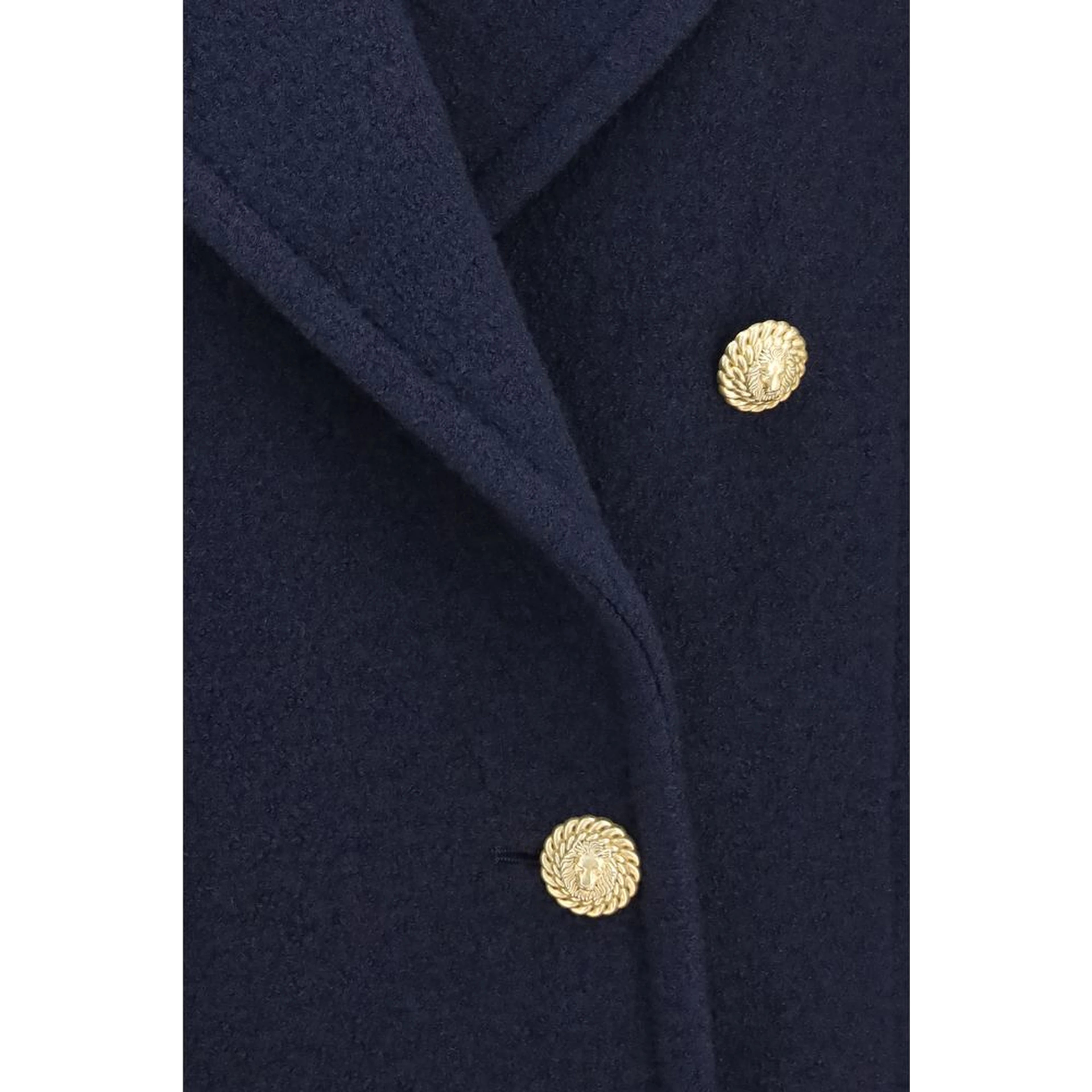 Blue Wool Oves Aries Coat