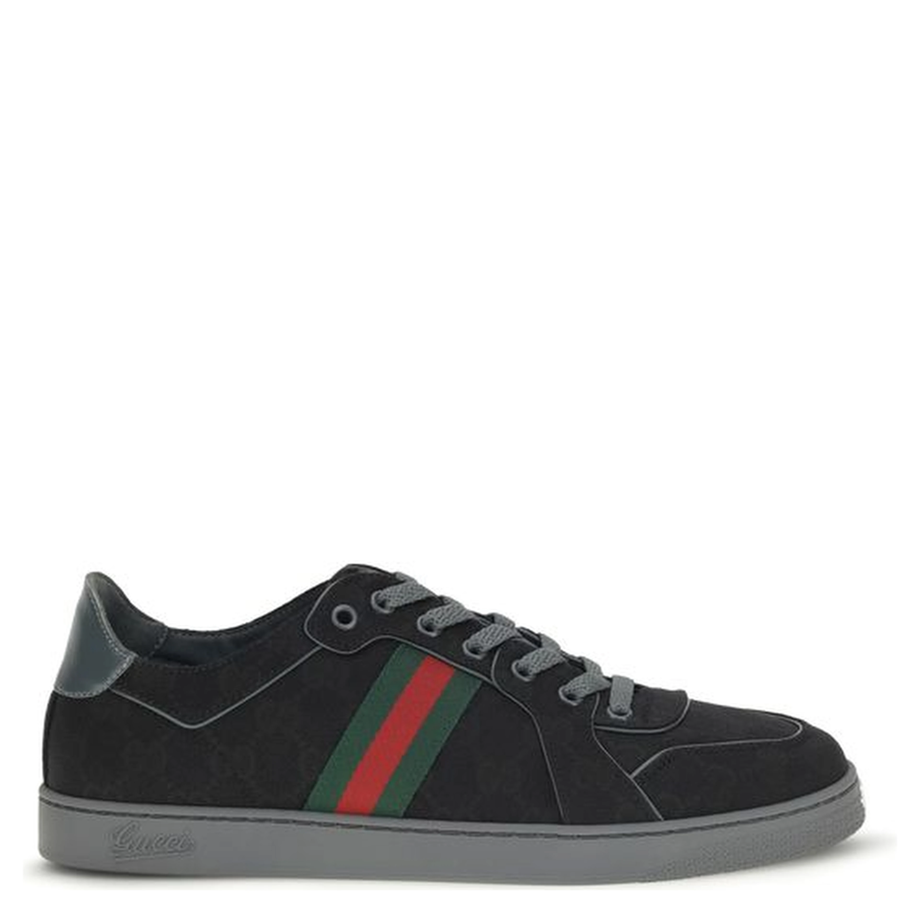 Black Fabric Athletic Sneakers