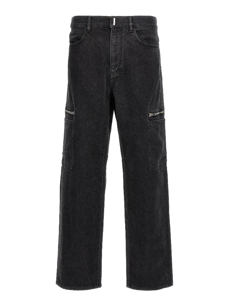 Black Cotton Jeans Denim