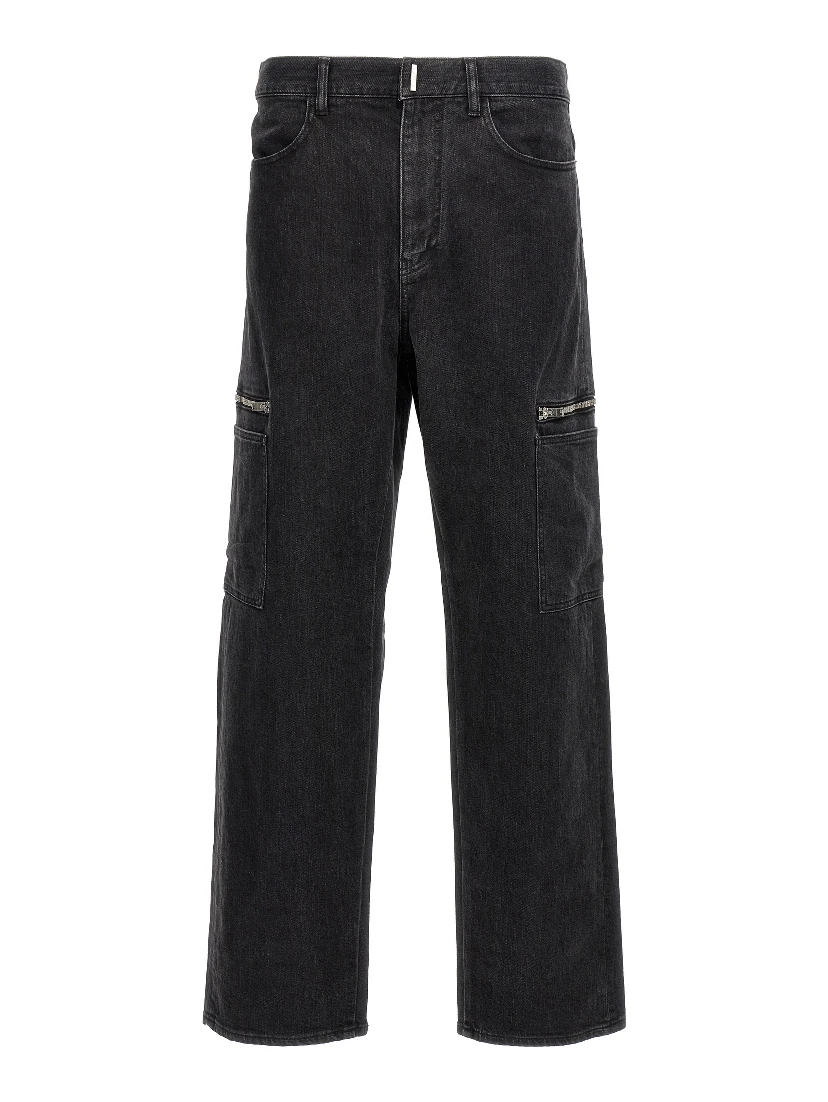 Black Cotton Jeans Denim