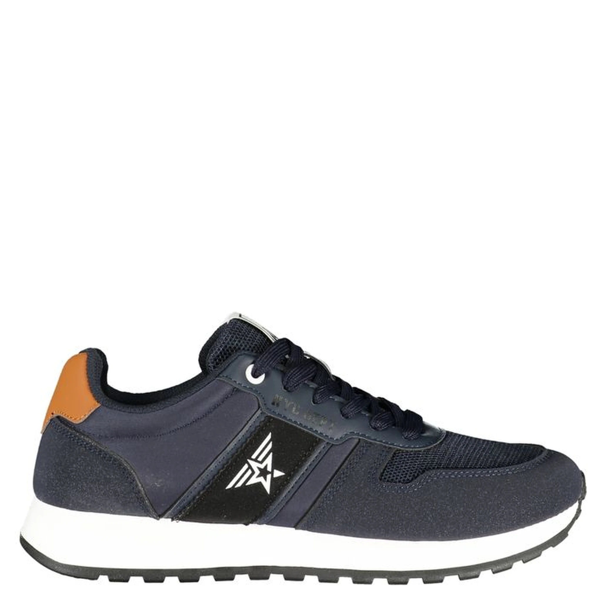 Blue Polyurethane Men's Sneaker