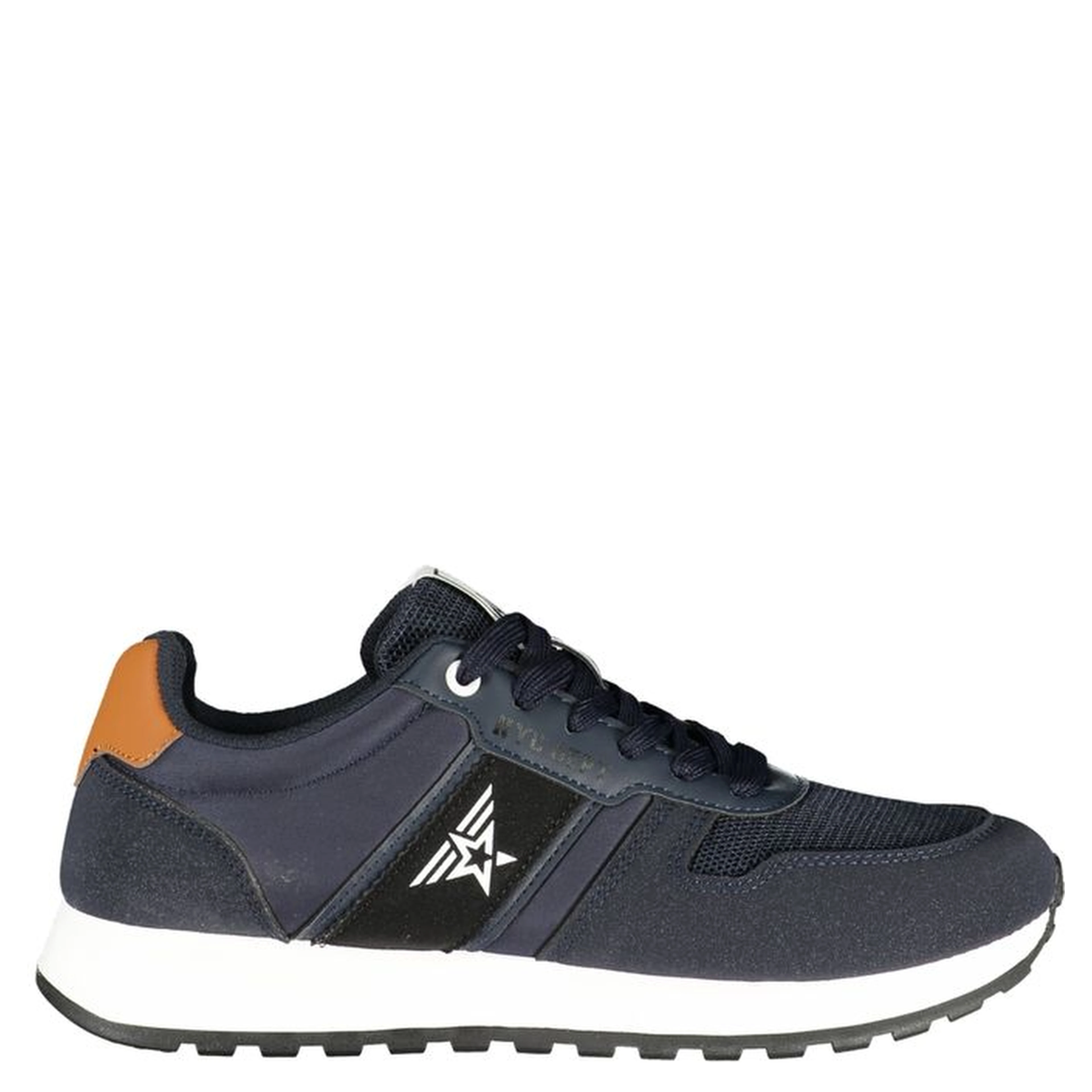Blue Polyurethane Men's Sneaker