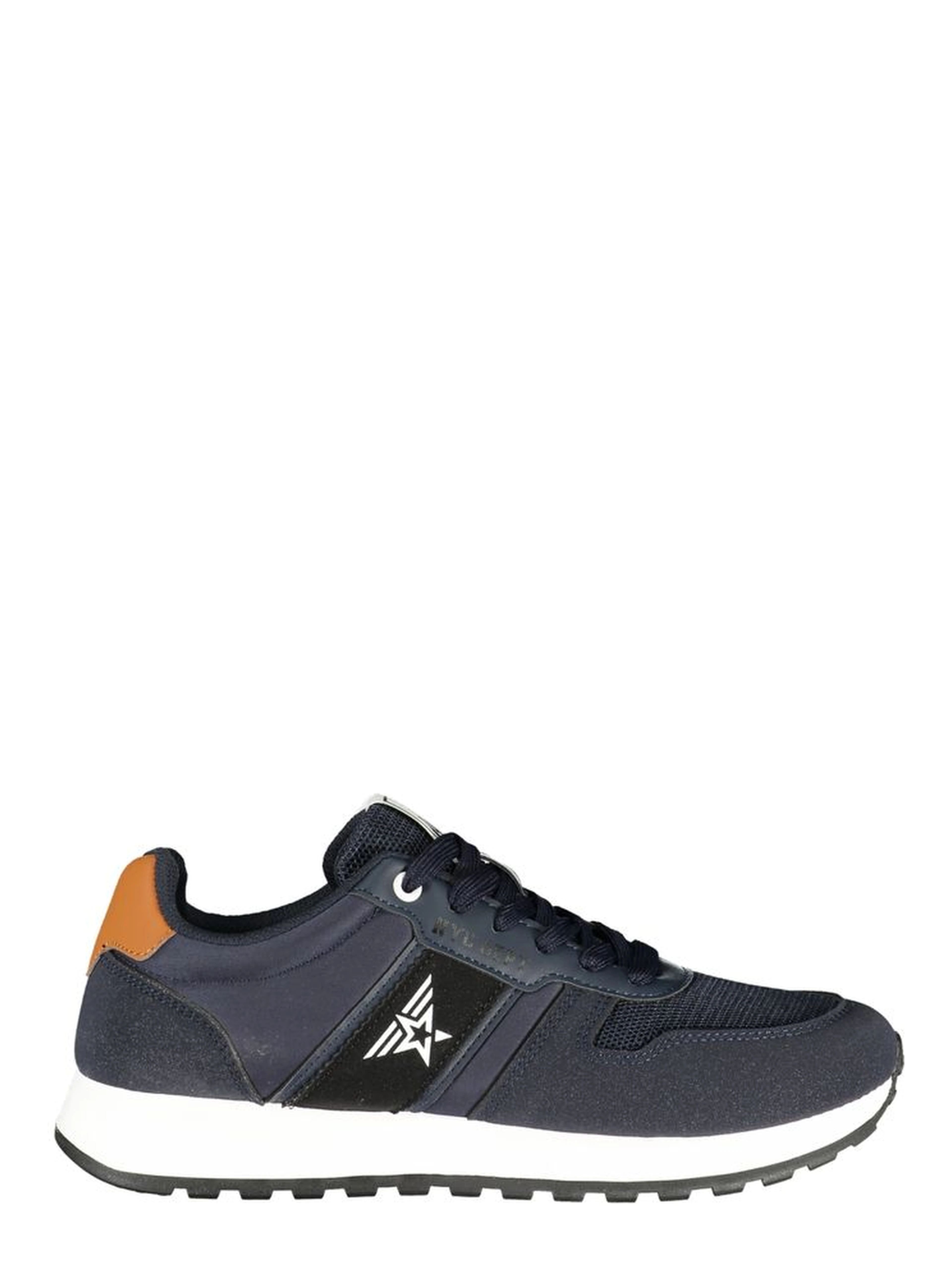 Blue Polyurethane Men's Sneaker
