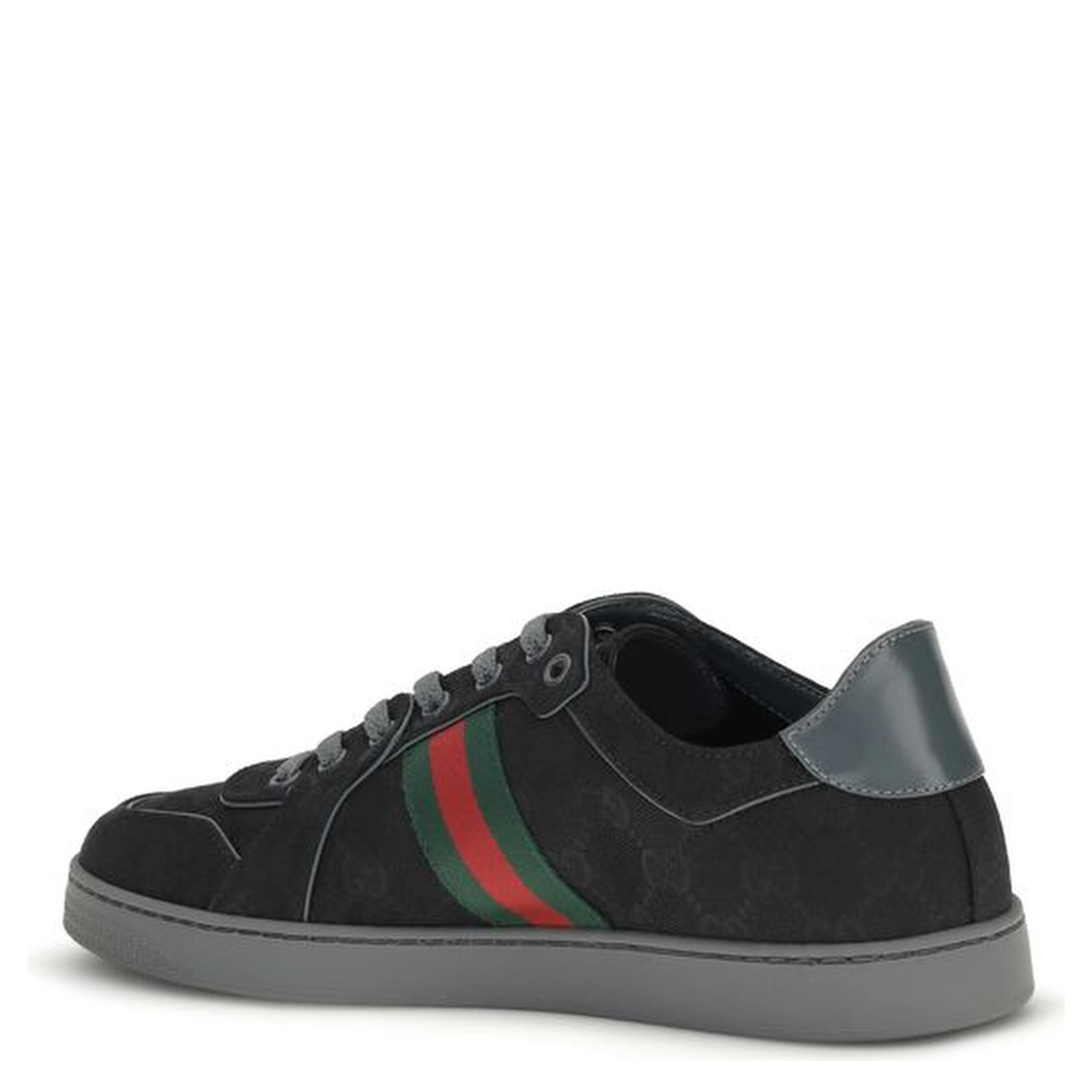 Black Fabric Athletic Sneakers