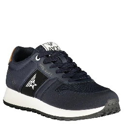 Blue Polyurethane Men's Sneaker