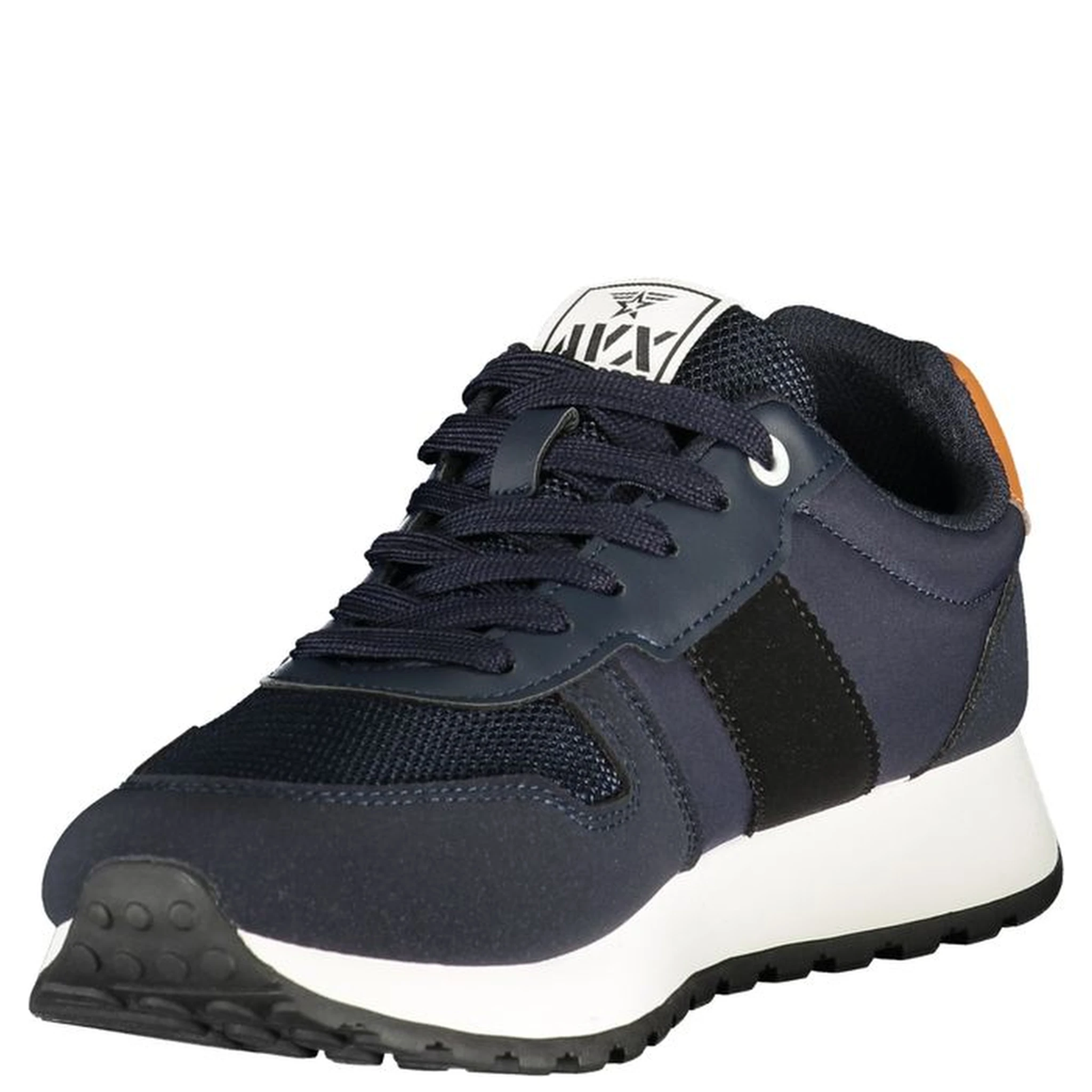 Blue Polyurethane Men's Sneaker