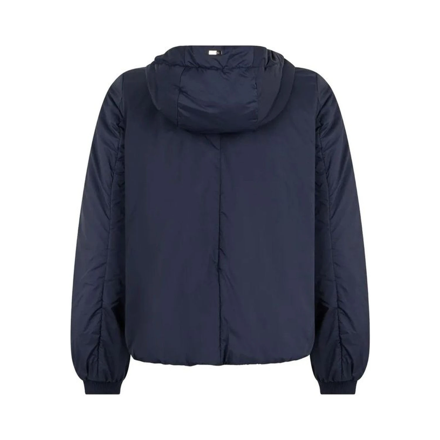 Blue Polyamide Full-Length Jacket