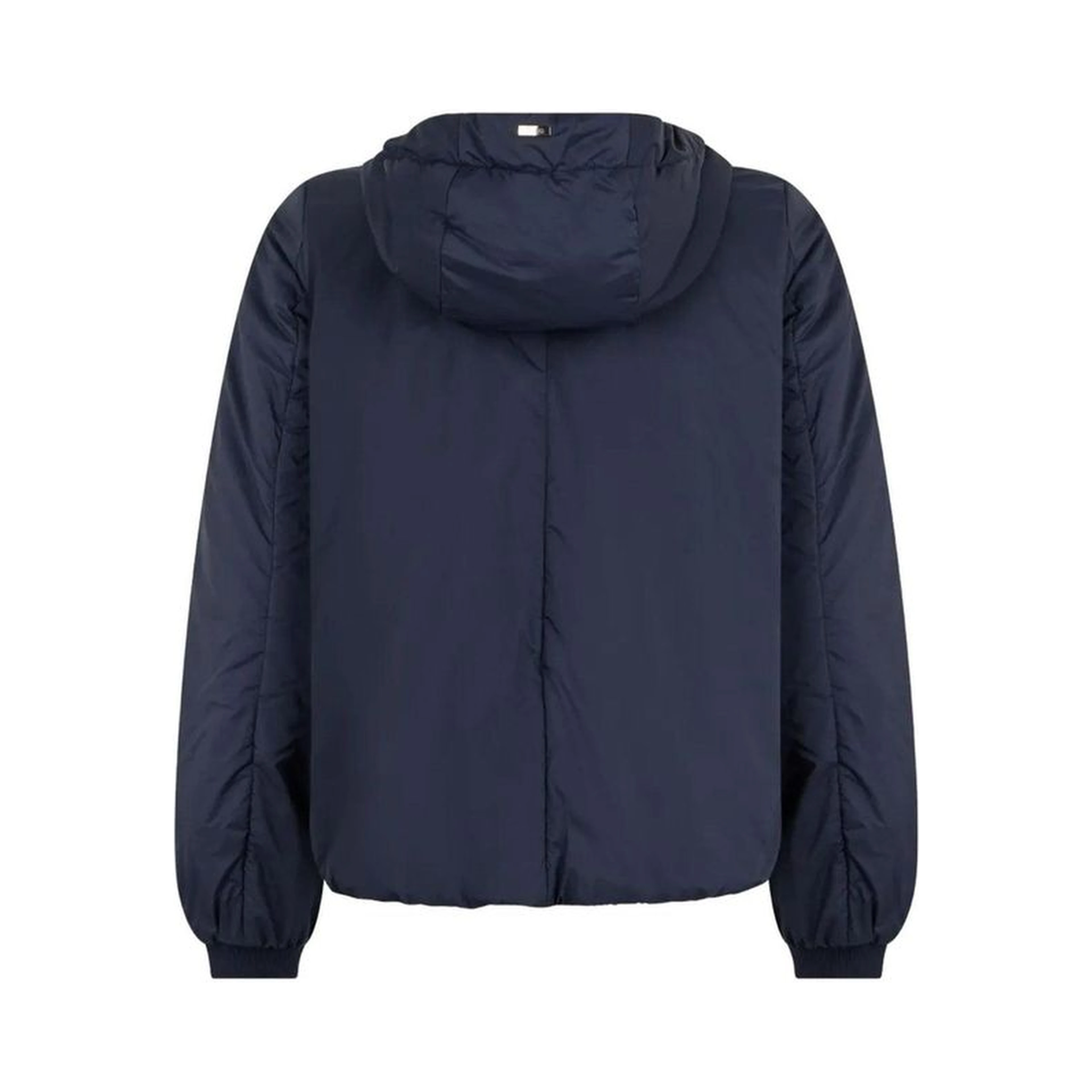 Blue Polyamide Full-Length Jacket