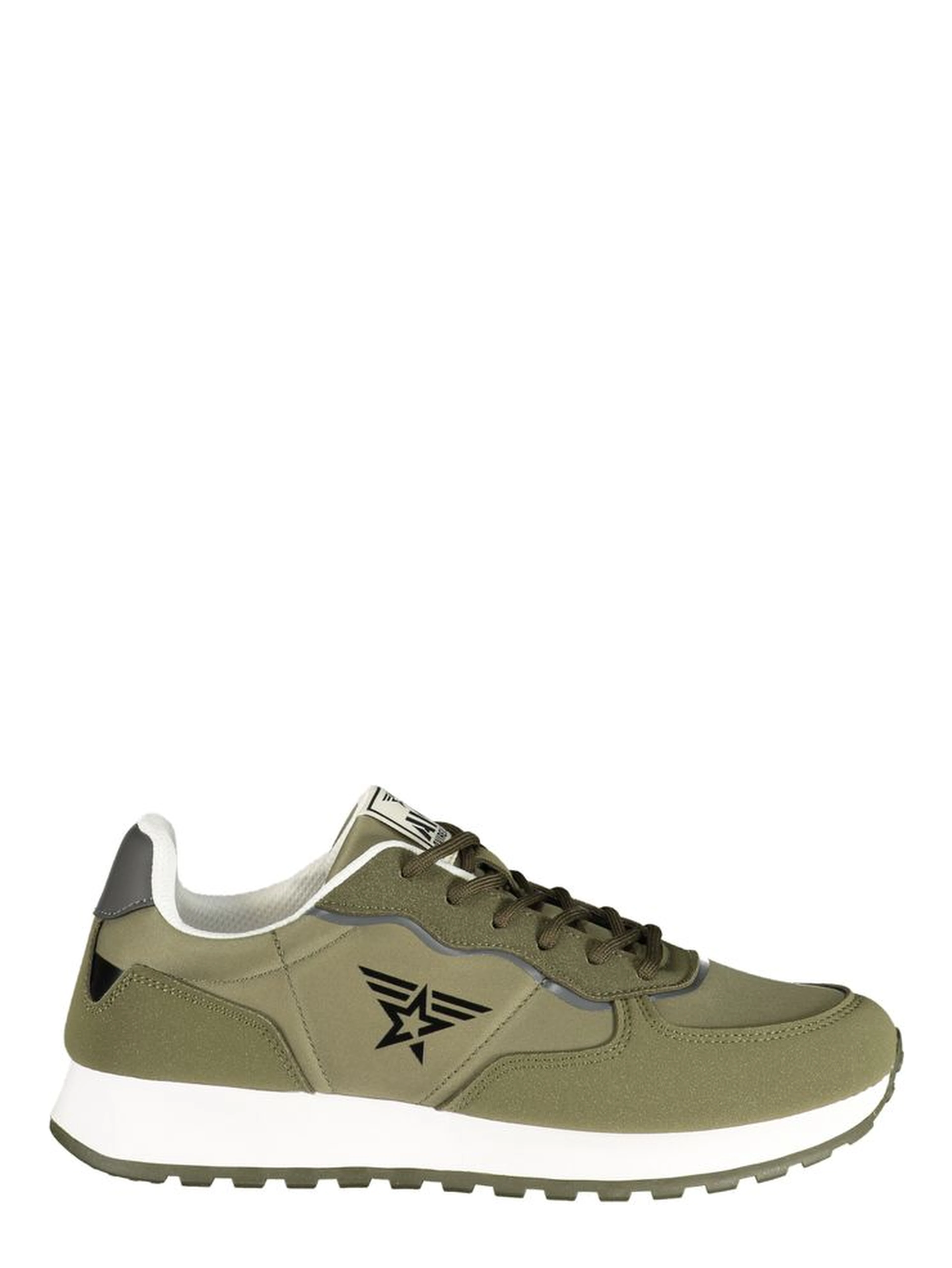 Verde Polyurethane Uomo Sneaker