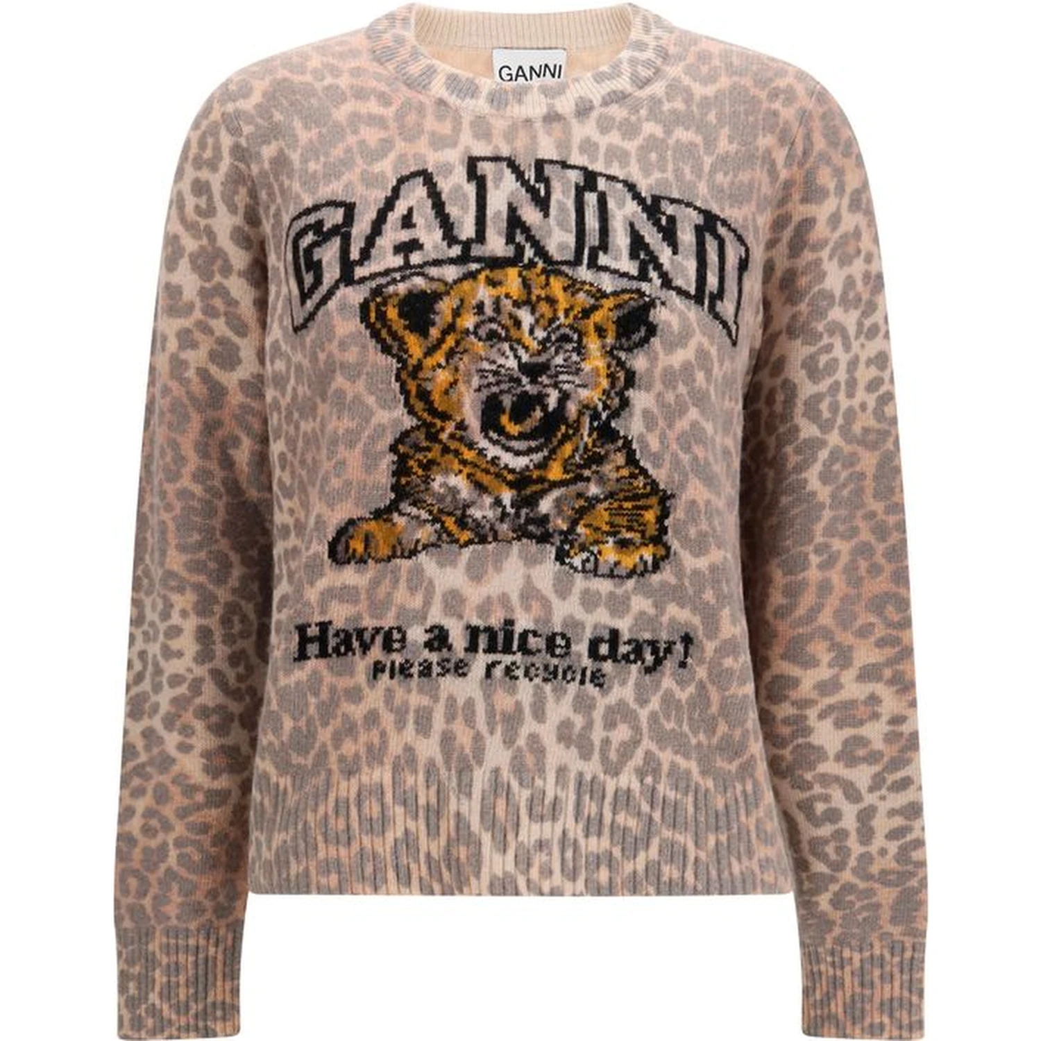 Beige Wool Oves Aries Sweatshirt