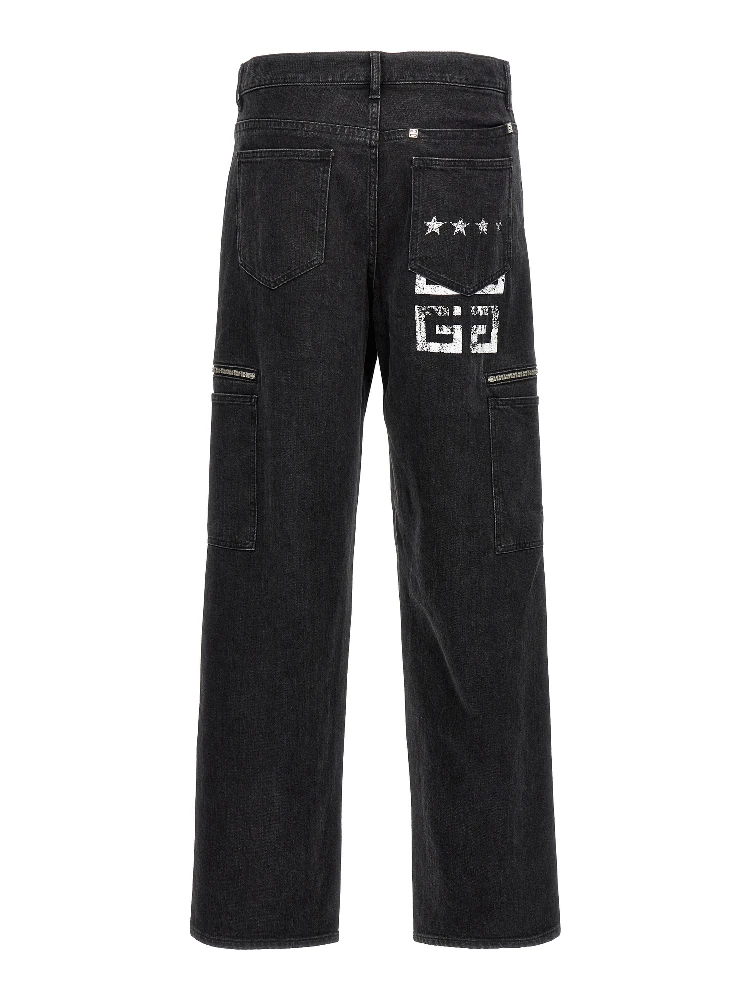 Black Cotton Jeans Denim alternative