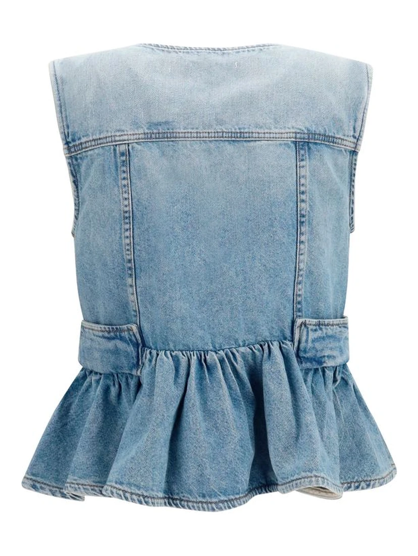 Blue Cotton Denim Jacket