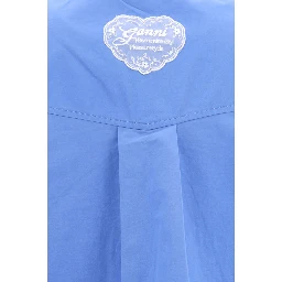 Blue Cotton Pattern Shirt