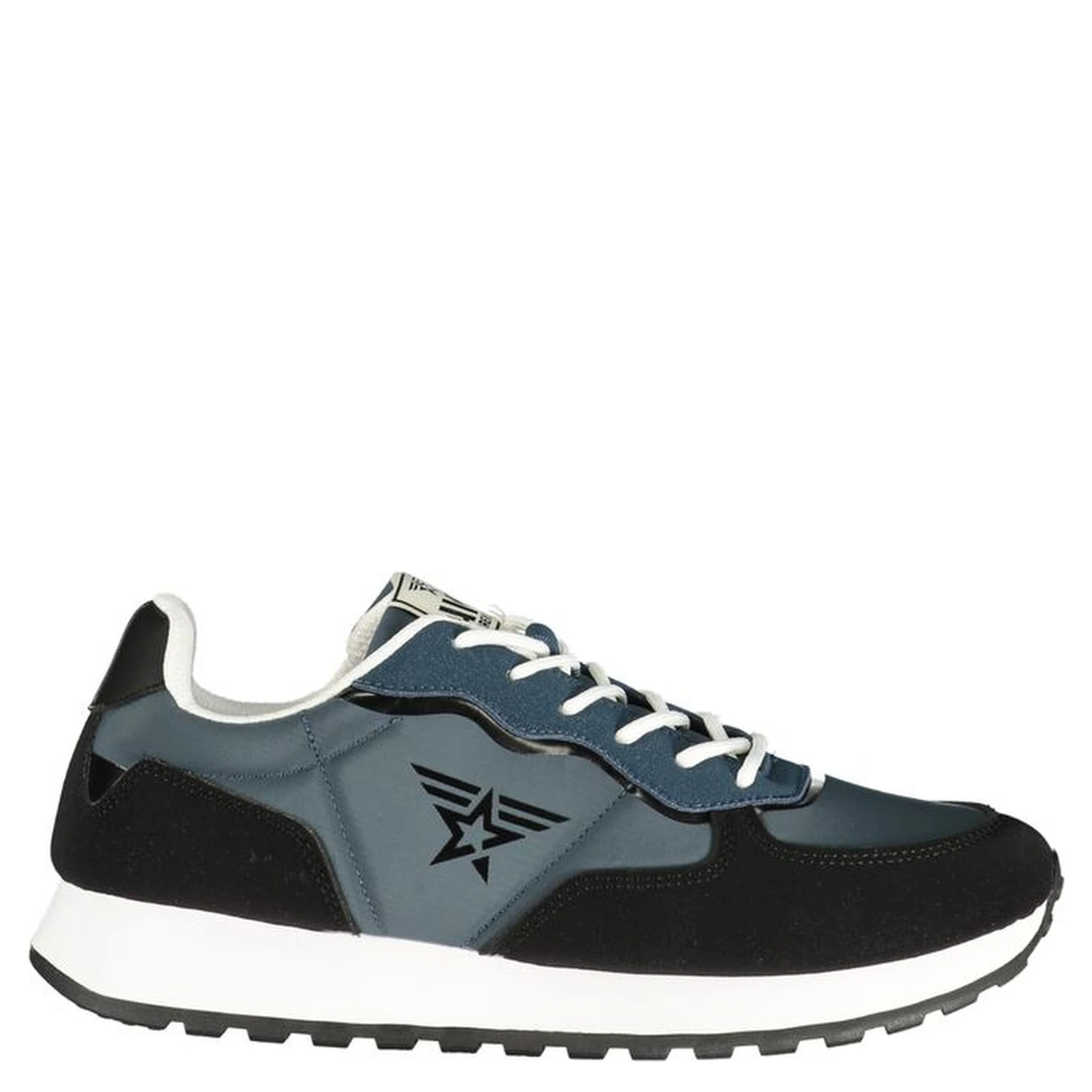 Blue Polyurethane Men's Sneaker