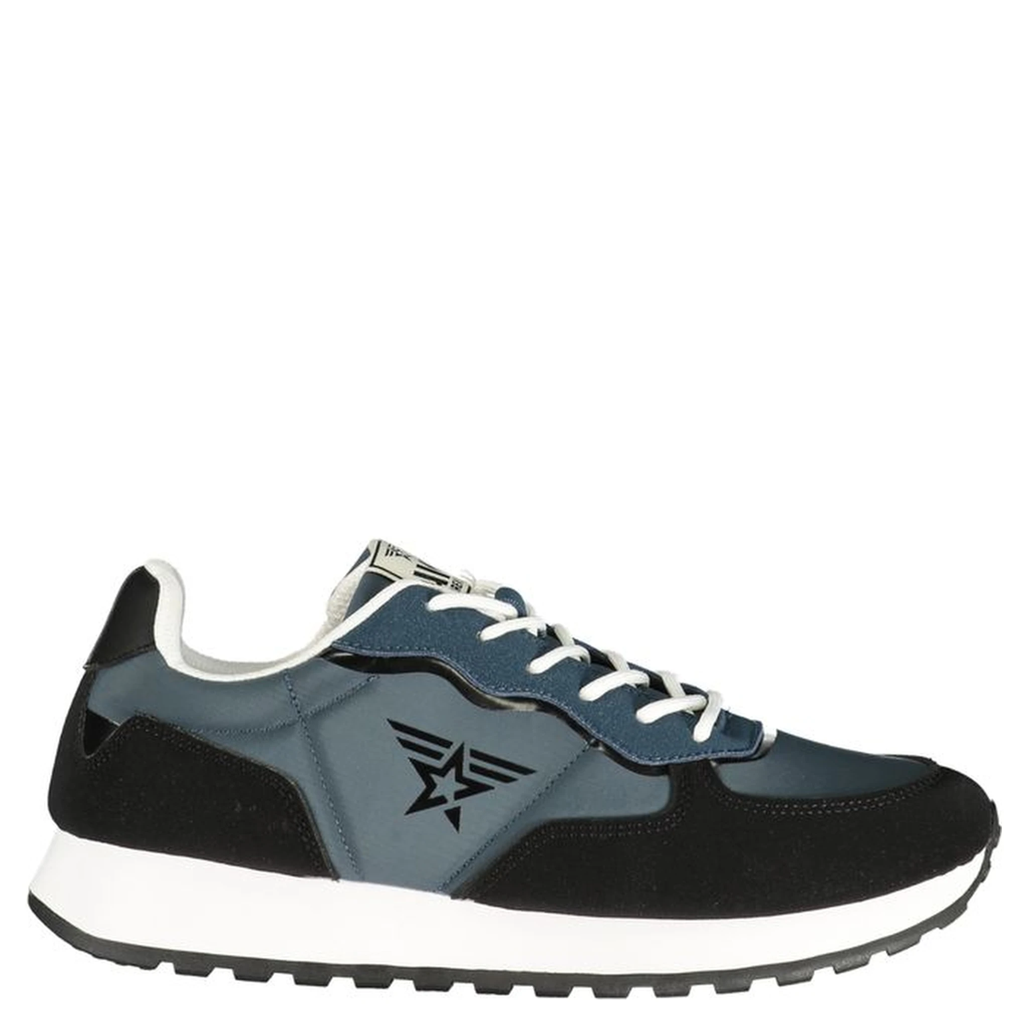 Blue Polyurethane Men's Sneaker